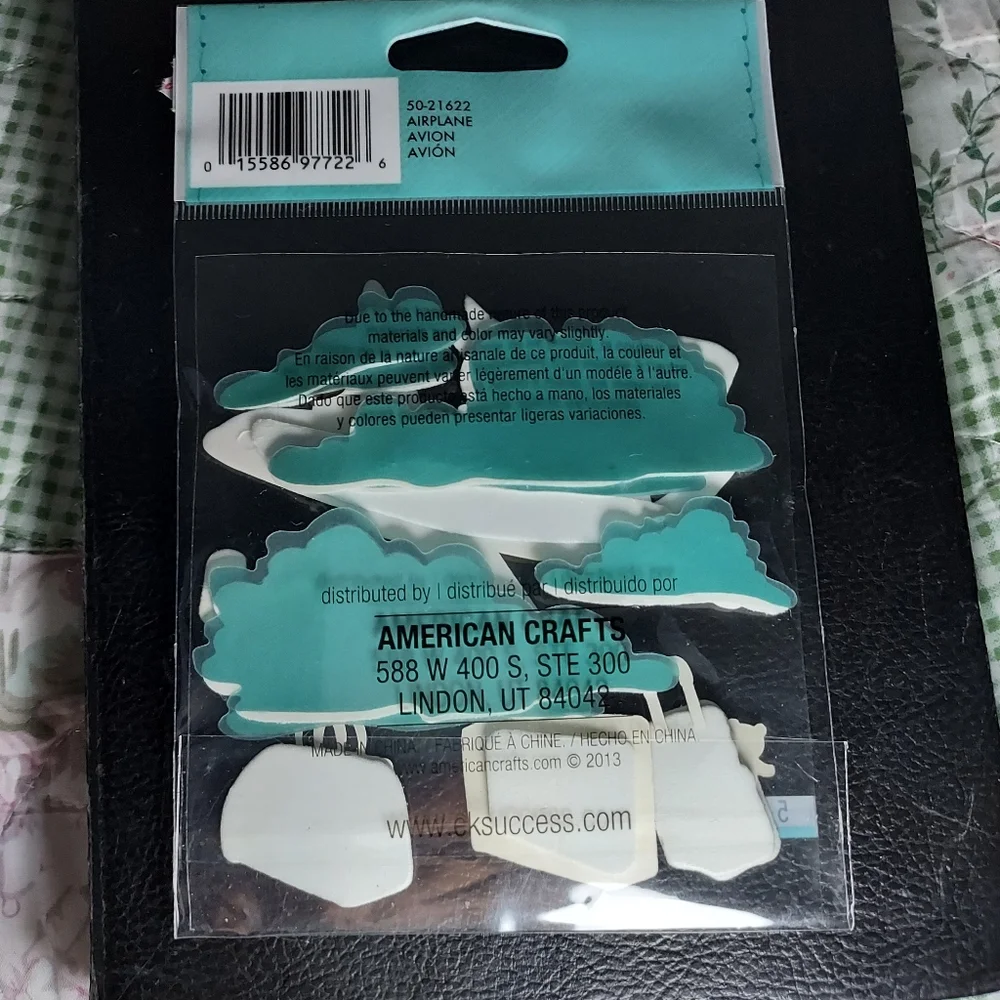 New JOLEE'S Airplane Travel Vacation 3D Stickers!